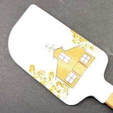 Williams Sonoma Spatula Wood Handle Silicone Rubber No Kid Goes Hungry Rare 2022