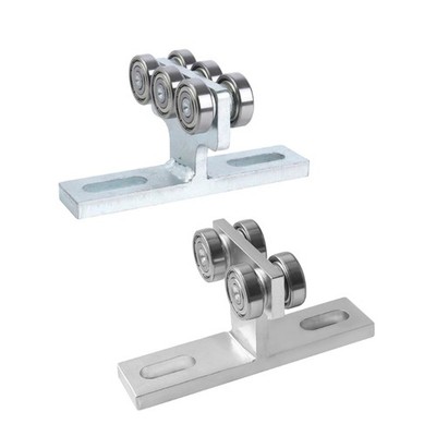T Type Pulley Track Wheel Trolley Assembly for Multiple Working Positions