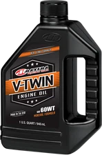 Maxima Racing 1 Quart Conventional Mineral 60W Motorcycle V-Twin Engine Oil