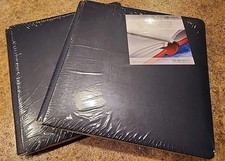 NEW 2 Creative Memories Flex Hinge Navy Blue Album 12x12 Coversets Only 2006