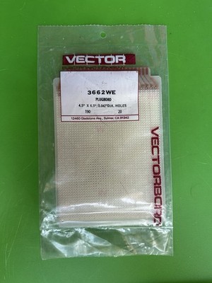 Vector 3662 WE Electronic Plugboard 4.5'' X 6.5''/0.042''DIA. HOLES Vectorboard