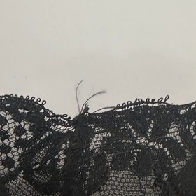 Late 1950s Lorraine Quality Lingerie Black Nylon Full Slip Size 40 to 38" Bust