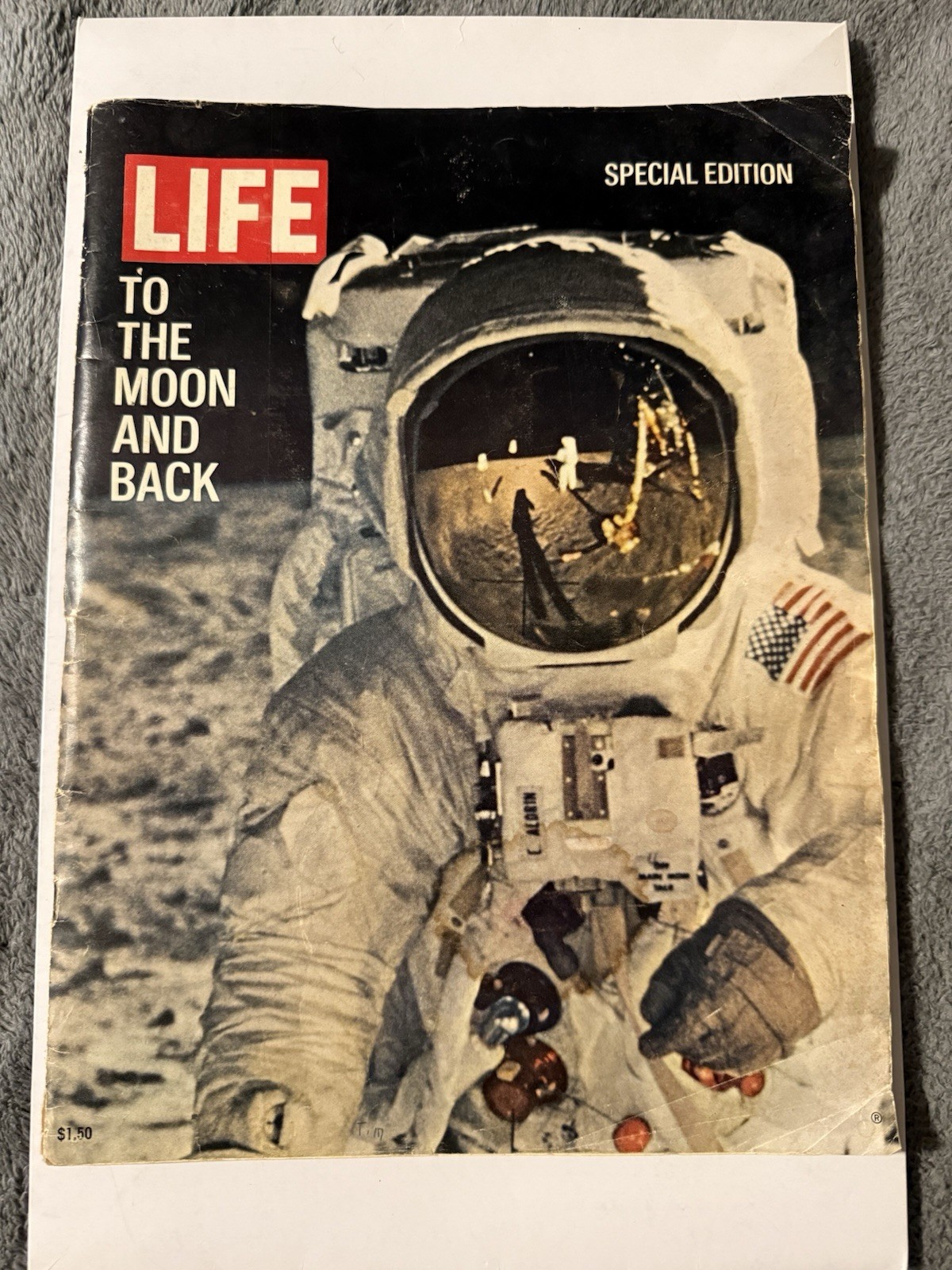 1969 LIFE Magazine TO THE MOON AND BACK Special Edition NASA
