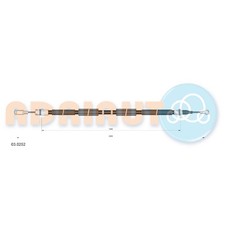 Handbremsseil hinten rechts für Seat Exeo 3R2 ST 3R5 | 24512716