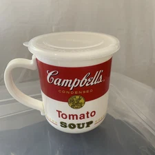 Campbell's Tomato Soup "Hot And Handy" Microwave Safe  With  LiD Storage 