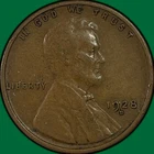 1928-D Lincoln Wheat Cent Extremely Fine XF Coin #33651