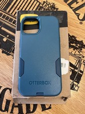 OtterBox Commuter Case for iPhone 13 14 - Rock Skip Way Blue Slim Rugged