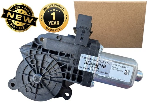 NEW 6R0959802C SEAT IBIZA VOLKSWAGEN SKODA Power Window Motor 1 YEAR WARRANTY