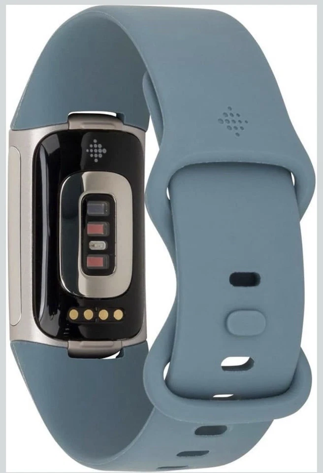 Fitbit Charge 5 Aktivitätstracker - Graublau/Edelstahl Platin - Bild 2 von 3