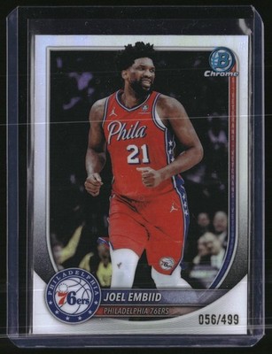 2025-26 Bowman #BCV-67 Joel Embiid Chrome Refractors #/499