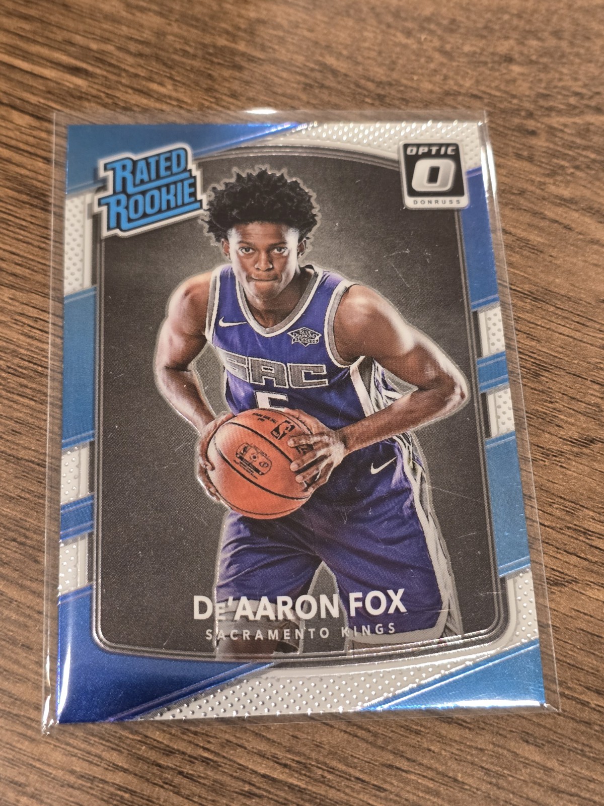 2017-18 Panini Donruss Optic - Rated Rookie De'Aaron Fox #196 (RC)