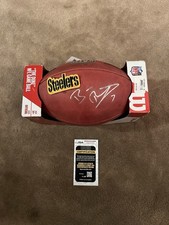 Ben Roethlisberger Autographed Football Pittsburgh Steelers Official Duke JSA