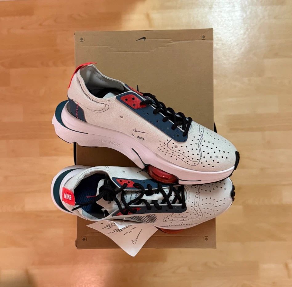 Nike Air Zoom-Type N.354 Light Silver Crimson | eBay