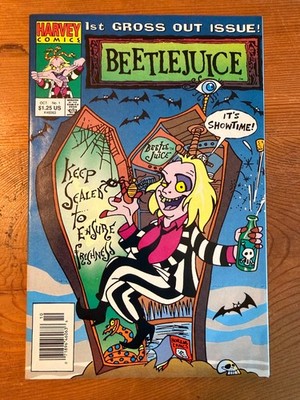 Beetlejuice #1 Newsstand  (1991) Harvey Comics Near Mint New FREE SHIPPING!