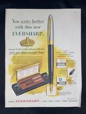 Magazine Ad* - 1951 - Eversharp Pens - (#3)
