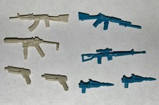 GI Joe Battle Gear Accessory Pack  4 Partly Complete  8 Weapons  Vintage 1986