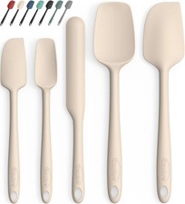 Silicone Spatula Set of 5,High Temperature Resistant, Food Grade Silicone, Dishw