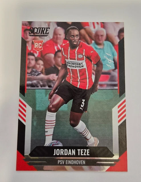 Jordan Teze 2021-22 Panini Score FIFA Rookie Card - 1 of 1 (Black Parallel)