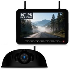 1080P 10" Wireless RV Backup Camera System for Furrion Pre-Wired RV Truck Tra...
