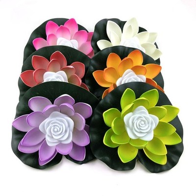 Waterproof Mid-Autumn Festival Floating Lotus Light Battery Operated Night Lamp