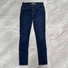 Women  s Levi  s 711 Skinny Denim Dark Wash Jeans Size W 26 L 30