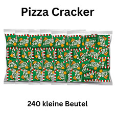 240x Pizza Cracker Mini Beutel einzeln verpackt Vorratspackung Knabbergeb&auml;ck