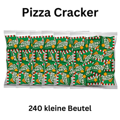 240 Pizza Cracker Mini Beutel einzeln verpackt Snackpackung