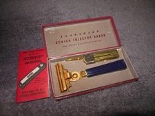 Vintage Schick Eversharp Injector Razor with Original Box & 20 Blades NOS Unused