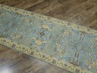 Turkish Oushak Hand Knotted Rug,Bohemian Oushak contemporary Rug 2.5x10 Ft — photo 9