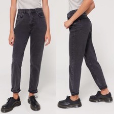 NWT Urban Outfitters BDG Mom High Rise Washed Black Cotton Jeans Size 28