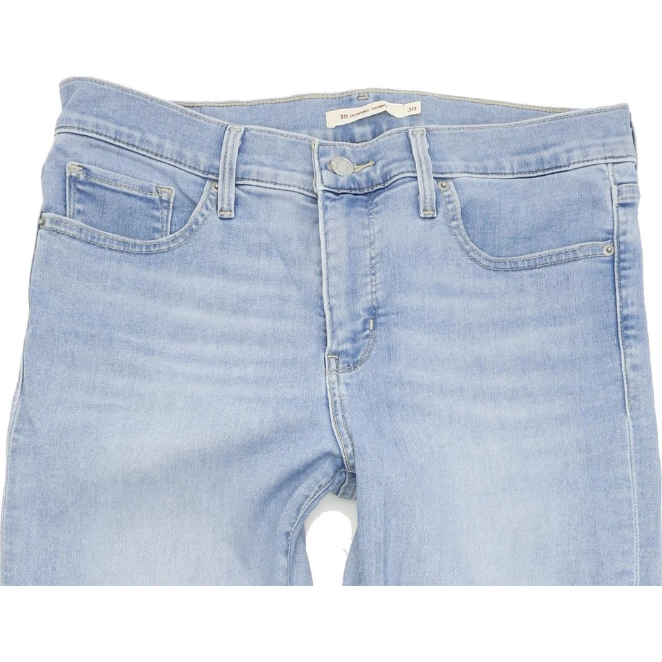 Levi's 311 Shaping Women Blue Skinny Slim Stretch Jeans W30 L30 (73009) - Image 3 of 4