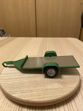 vintage ERTL 1:32 scale John Deere flatbed trailer for farm toys Plastic