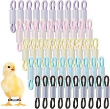 50 Sets Baby Chick Leg Bands Splay Hobbles Brace Adjustable Poultry Leg Bands