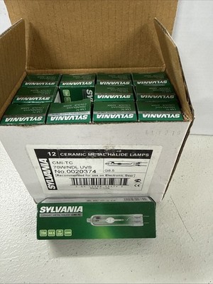 12 Stück! Sylvania CMI-TC 70W Metalldampf Glühbirne NDL/UV G8.5 4200k
