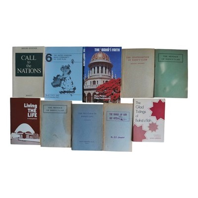 Vintage Bahá'í Faith Religious Books Collection - 10 Spiritual Texts