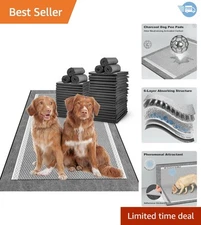 Extra Large 28" x 44"  Dog Training Pads - Leak-Proof & Absorbent