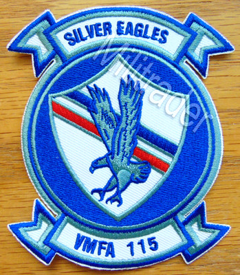 USMC VMFA-115 Silver Eagles Marine Fighter Attack Squadron 115 Patch