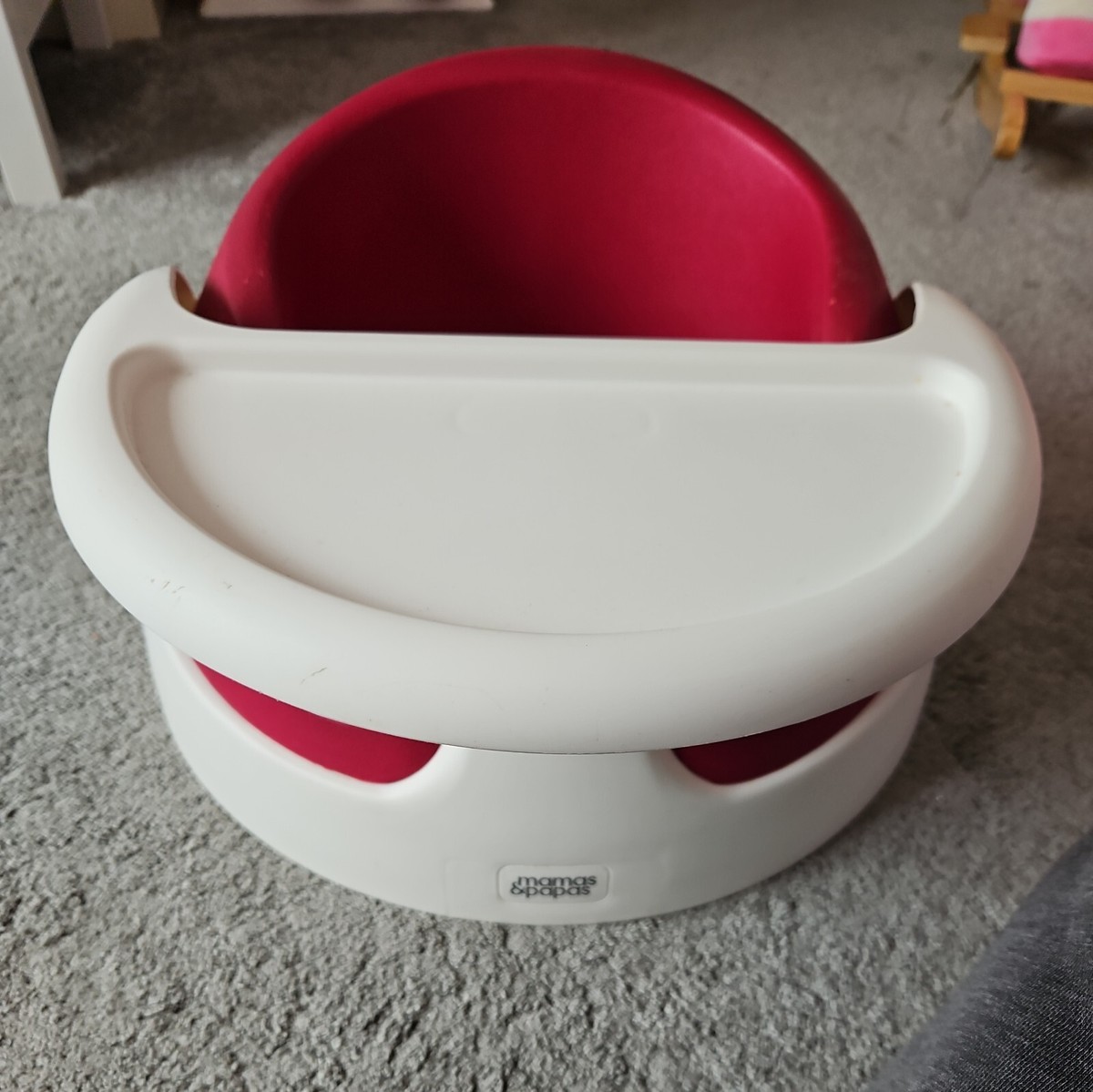 Mamas Papas Snug Colour Mamas Papas Lua Bedside Crib In Grey