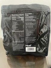 Huel Black Vanilla 40g – Vegan Protein, 17 Servings, Gluten-Free (Exp 08/26)