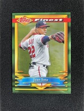 2021 Topps Finest Flashbacks Baseball Juan Soto Washington Nationals #117