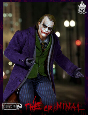 Bullet Head 1/12 サイズ ホアキンジョーカー BH008【新品】 Bullet Head THE Joker CRIMINAL Clown Action Figures 1:12 Model IN