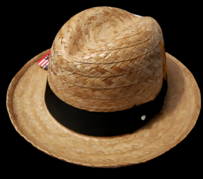【Sale】Search Lightカスタムメイド50s ハット アーミー Mens Natural coconut straw palm lowrider center crease snap OG