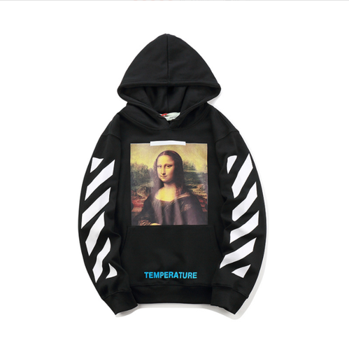 OFF-White Print Hoodie Mona Lisa 