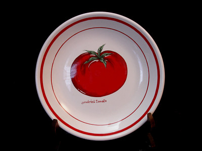 Sundried Tomato by Over And Back INDIVIDUAL PASTA BOWL 9 3/8''  ITLAY SET / 2
