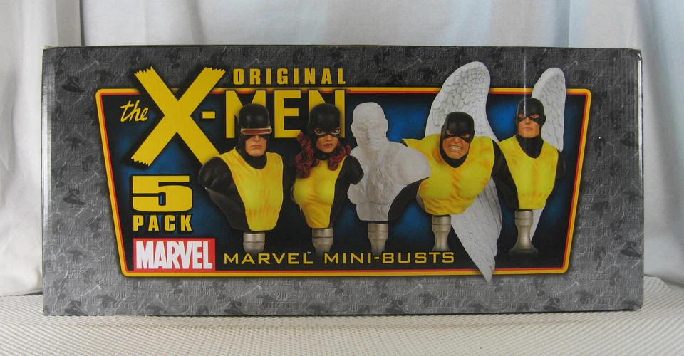Original X-Men Mini-Busto Paquete de 5 Set Bowen Designs 277/550 NUEVO SELLADO Foto 4 de 4