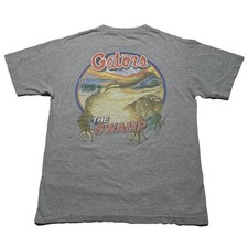 Florida Gators Guy Harvey T-Shirt Men’s Medium Gray Swamp Alligator Art College