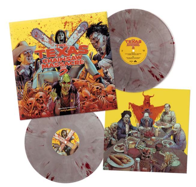 TEXAS CHAINSAW MASSACRE 2 Original Soundtrack 2xLP on Blade