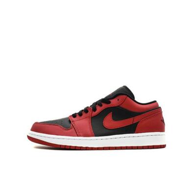 Air Jordan 1 Reverse Bred Low Varsity Red Black 55 Jordan 1 Low Reverse Bred 2020 (553558-606) Men main image 3
