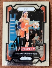 2024 Panini Prizm Monopoly WNBA DiJonai Carrington #17 IP Signed Autograph Card