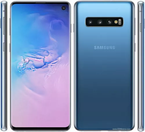 SAMSUNG GALAXY S10+ PLUS SM-G975F/DS 512GB Dual Sim Phone UNLOCK OPEN BOX Blue - Picture 2 of 2